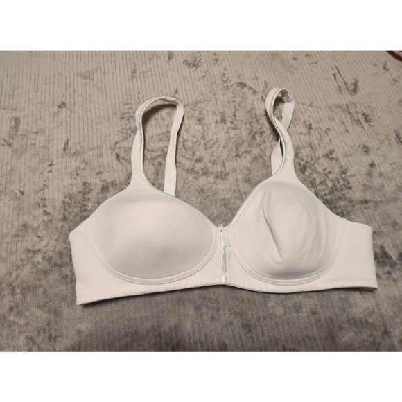 Vanity Fair Women's Body Caress Wireless Bra 72335 White 36B - Picture 1 of 3